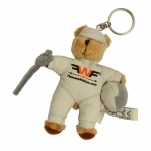Key fob "fencing bear"