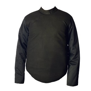 Coach vest with long sleeve